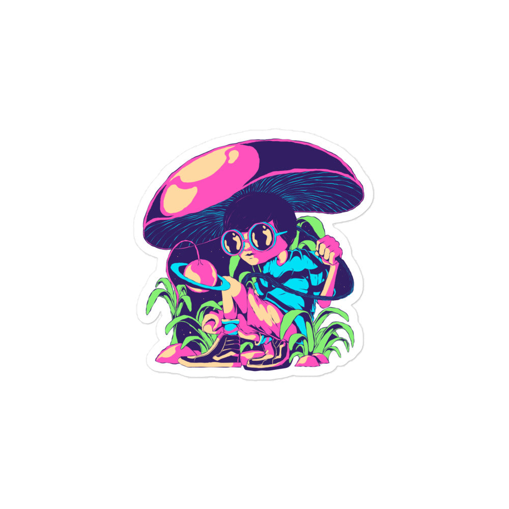 Space Forest Sticker