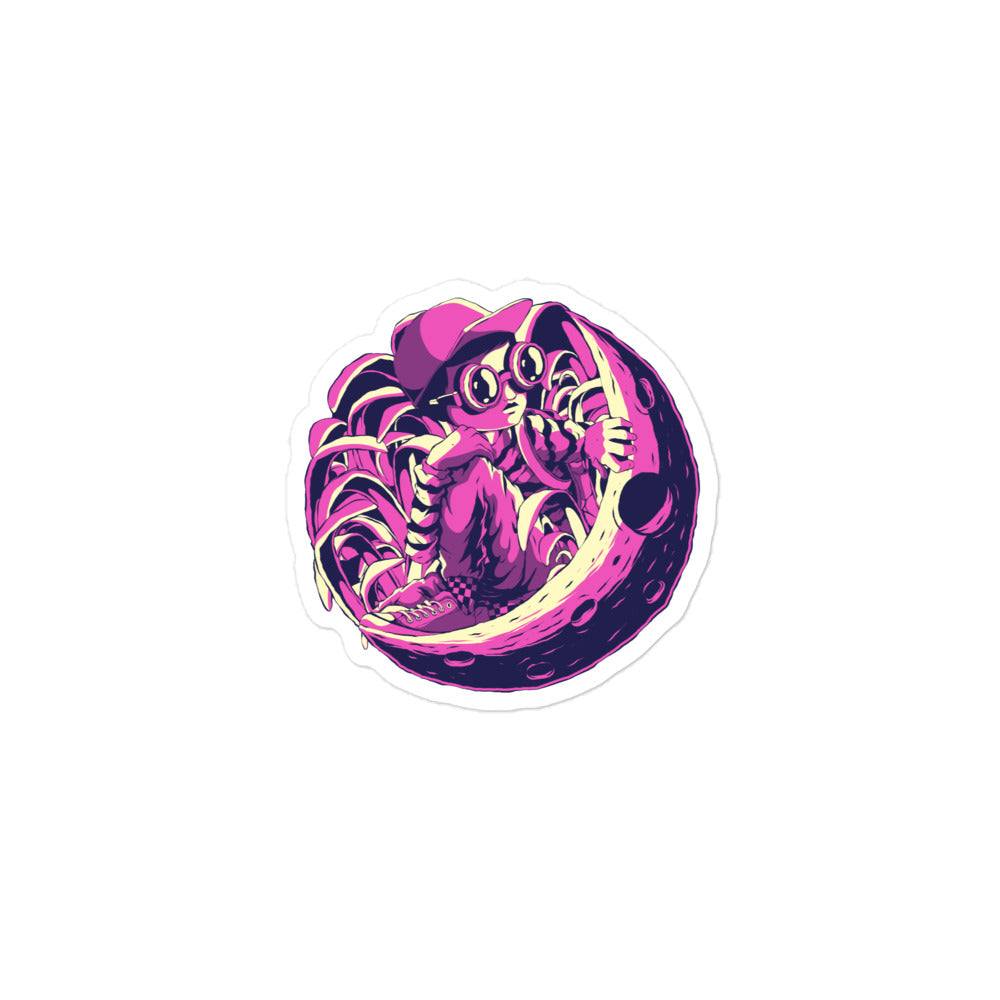 Space Forest Sticker