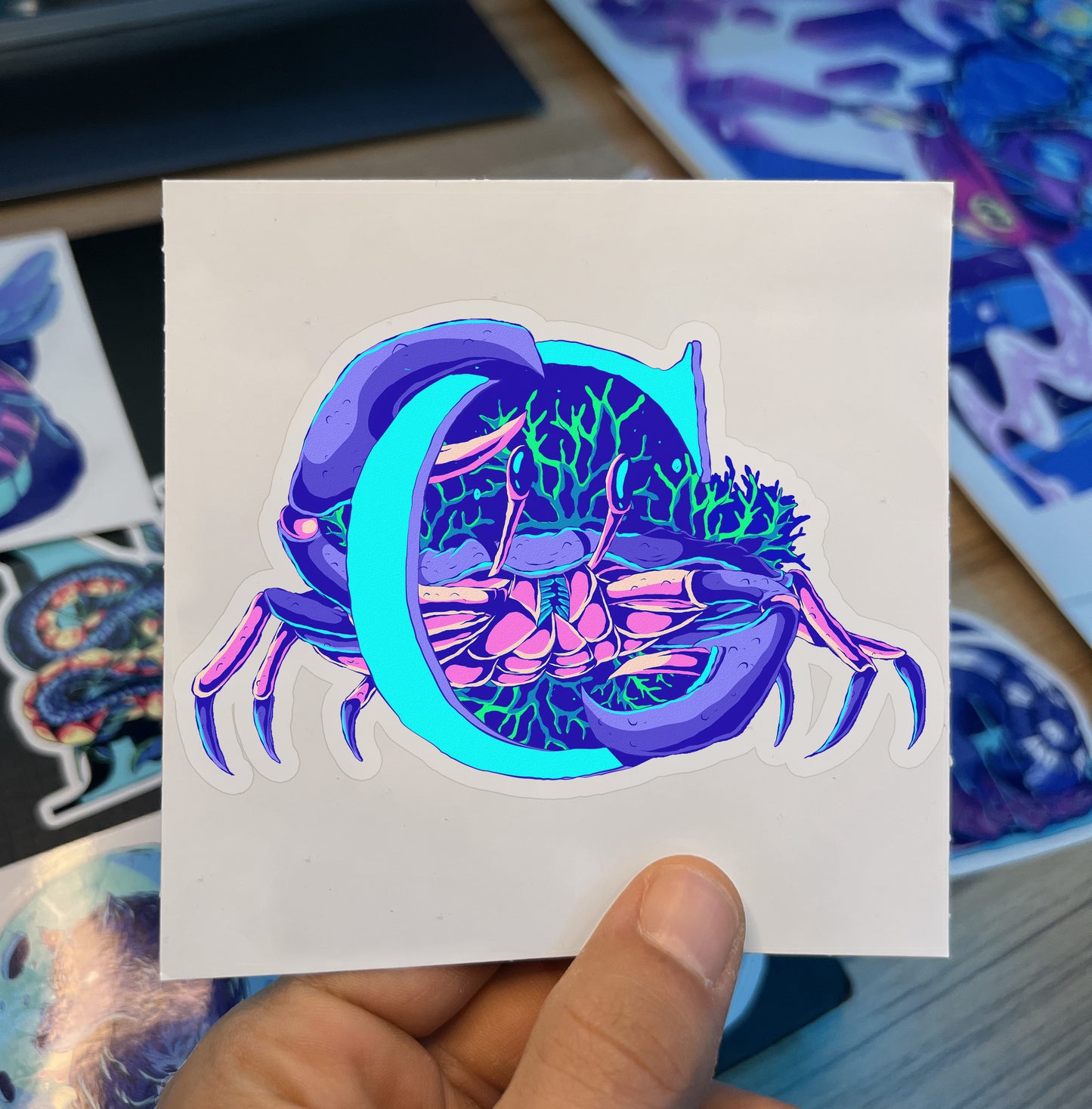 Crab Sticker