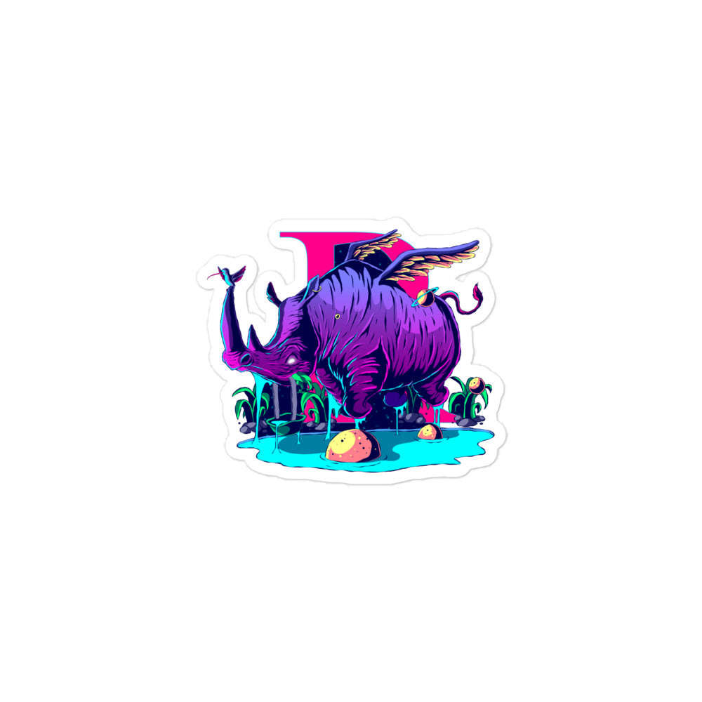 Rhino Sticker
