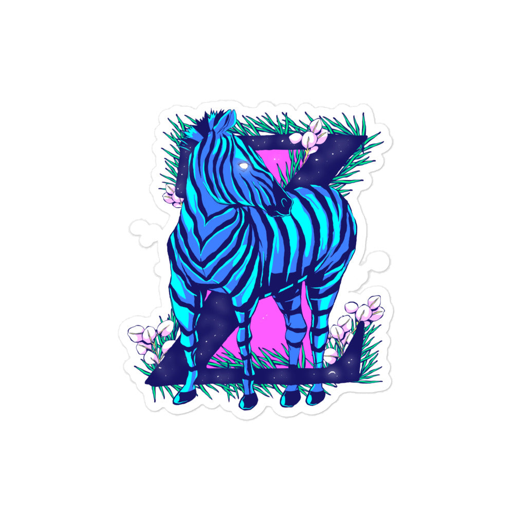Zebra Sticker