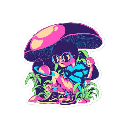Space Forest Sticker