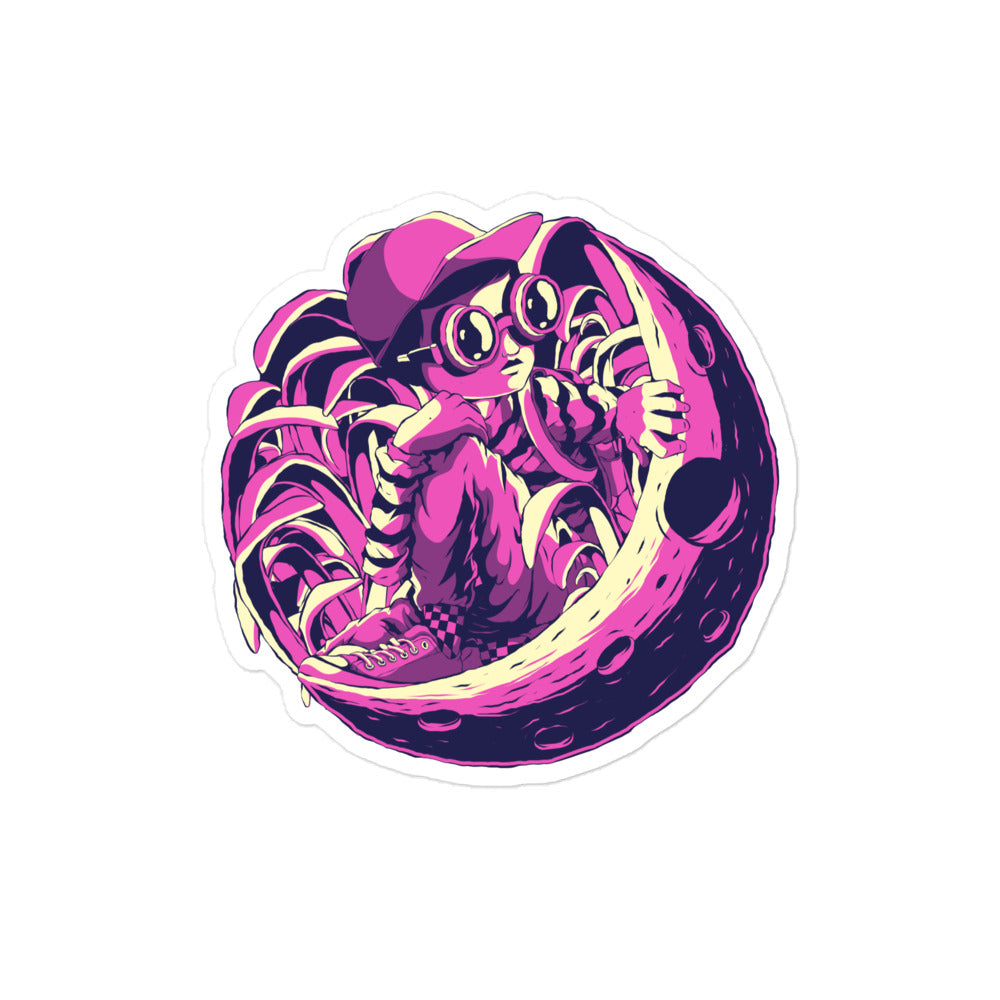 Space Forest Sticker
