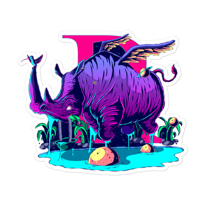 Rhino Sticker